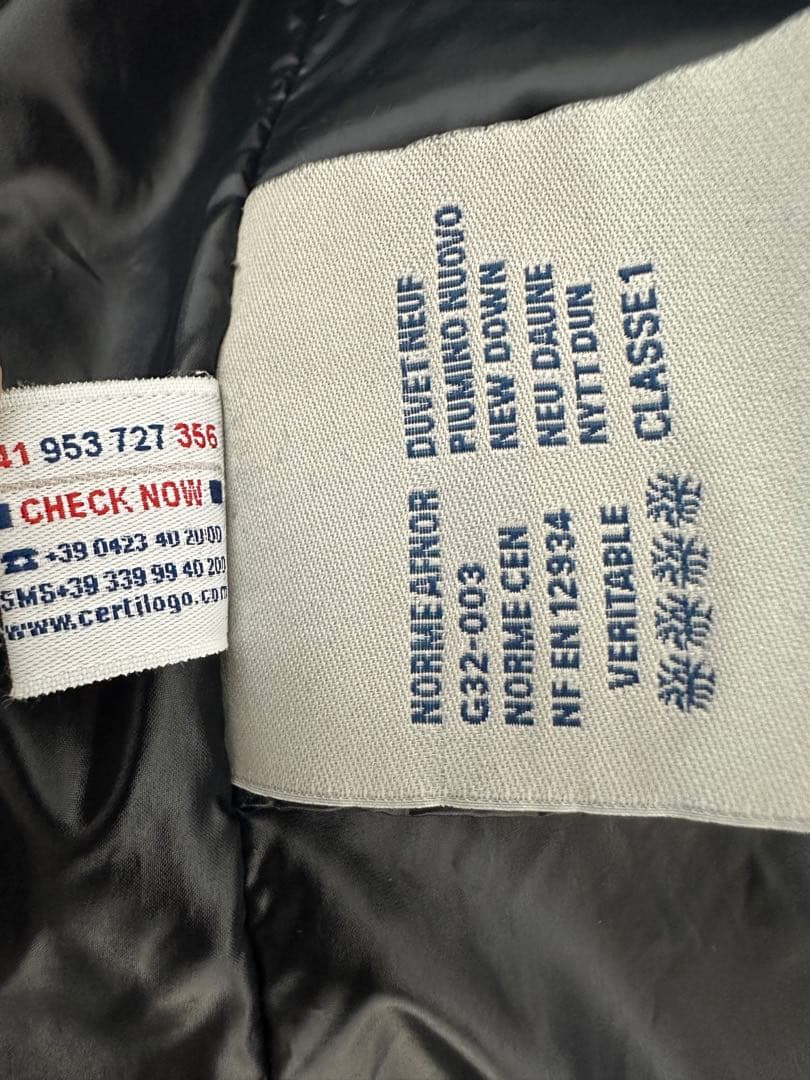 極美✨モンクレール モカ レディース 1サイズ ブラック