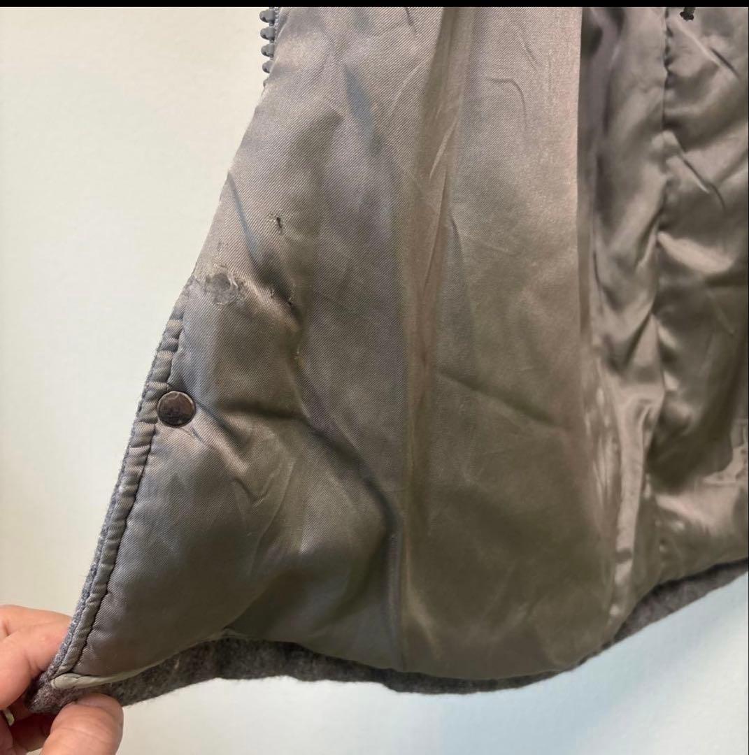 L.L.BEAN ウール　ストームコート　L ジャケット　USA グレー