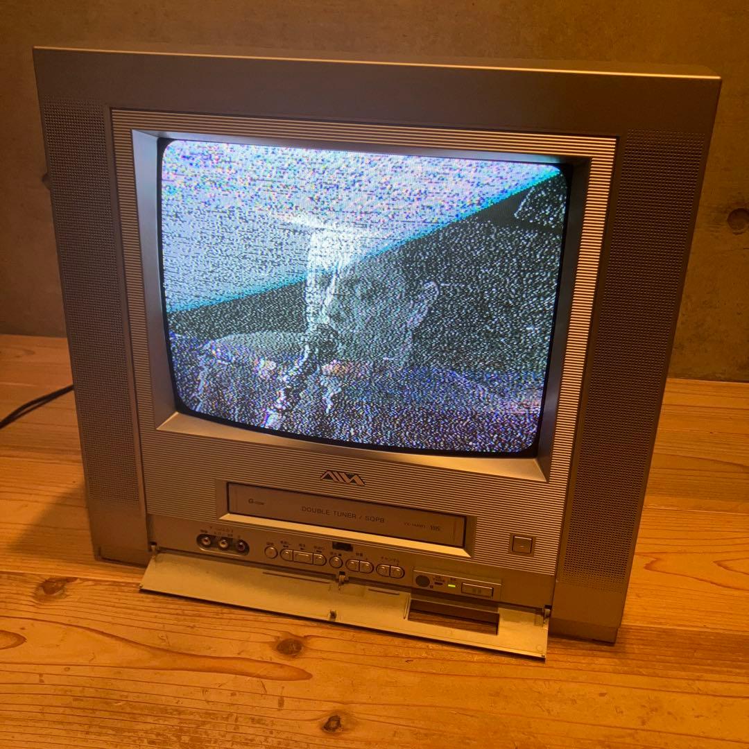 テレビデオ アイワ 14インチ VX-14AW1 テレビデオ　ゲーム用　動作確認
