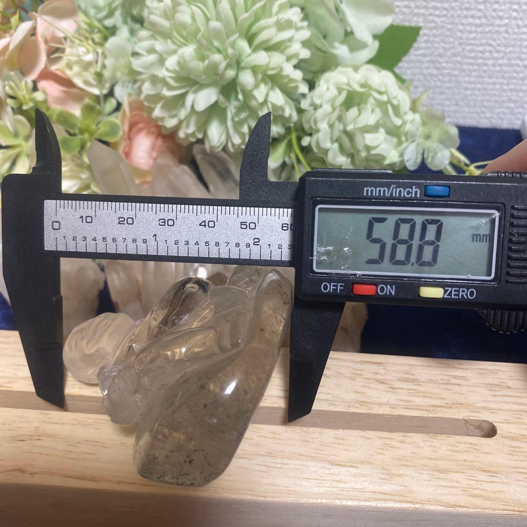 七福神の天然石 布袋様　縁起物　置物 クリスタル ガーデン共生