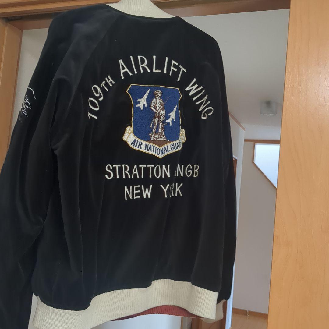 別珍 AVIREX スカジャン スーベニアジャケット ベロア