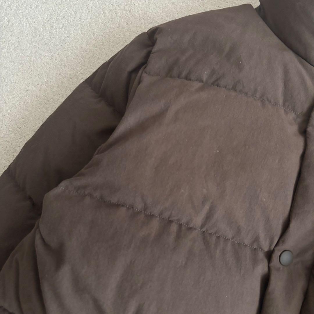 スティーブアラン　コットンダウン　ブルゾン　ブラウン【定価5.2万】