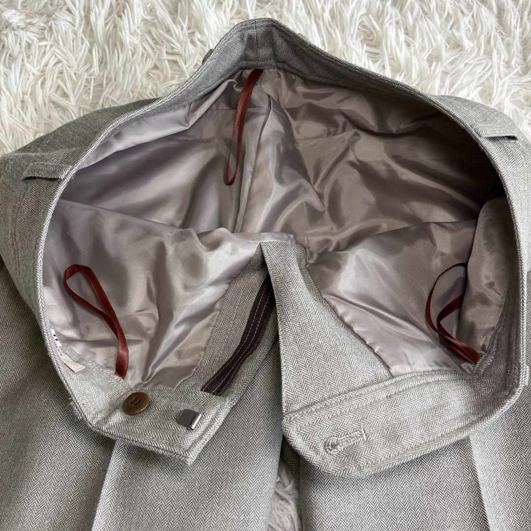 極美品 ORIHICA レディーススーツ 3点セット ライトグレー