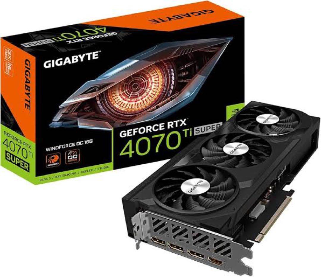 グラフィックボード・グラボ・ビデオカード GIGABYTE GeForce RTX 4070 Ti SuperOC 16G