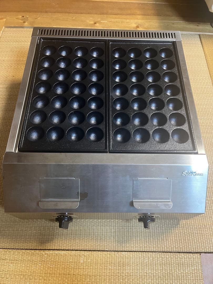 業務用たこ焼き器 28穴✖︎2 LPガス用