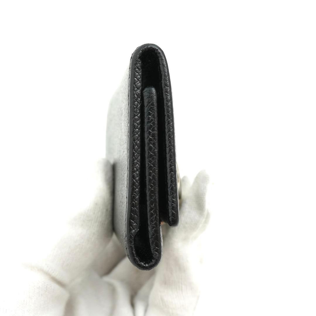 ✨未使用に近い✨　BVLGARI キーケース　ロゴマニア　クラシコ　6連　黒色