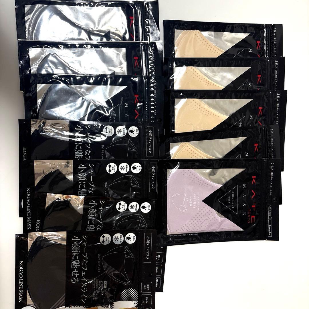 Shige Haya 　数量限定 KATE 新・小顔シルエットマスク14袋