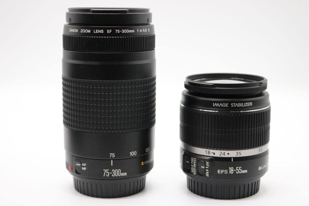 超美品 【Canon EOS Kiss X7i ダブルレンズセット】 安心取引