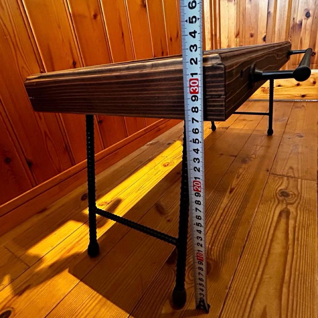 No.10 ソロテーブル ハンガー付　ディスプレイ棚 オルテガテーブル