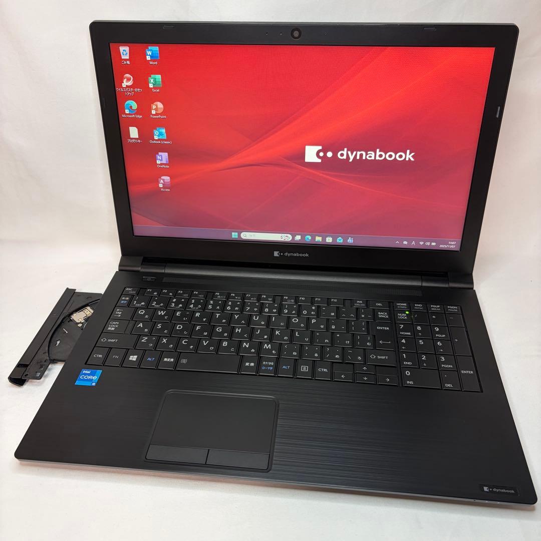 準美品 dynabook B65 第11世代 i5 15.6型 DVD オフィス