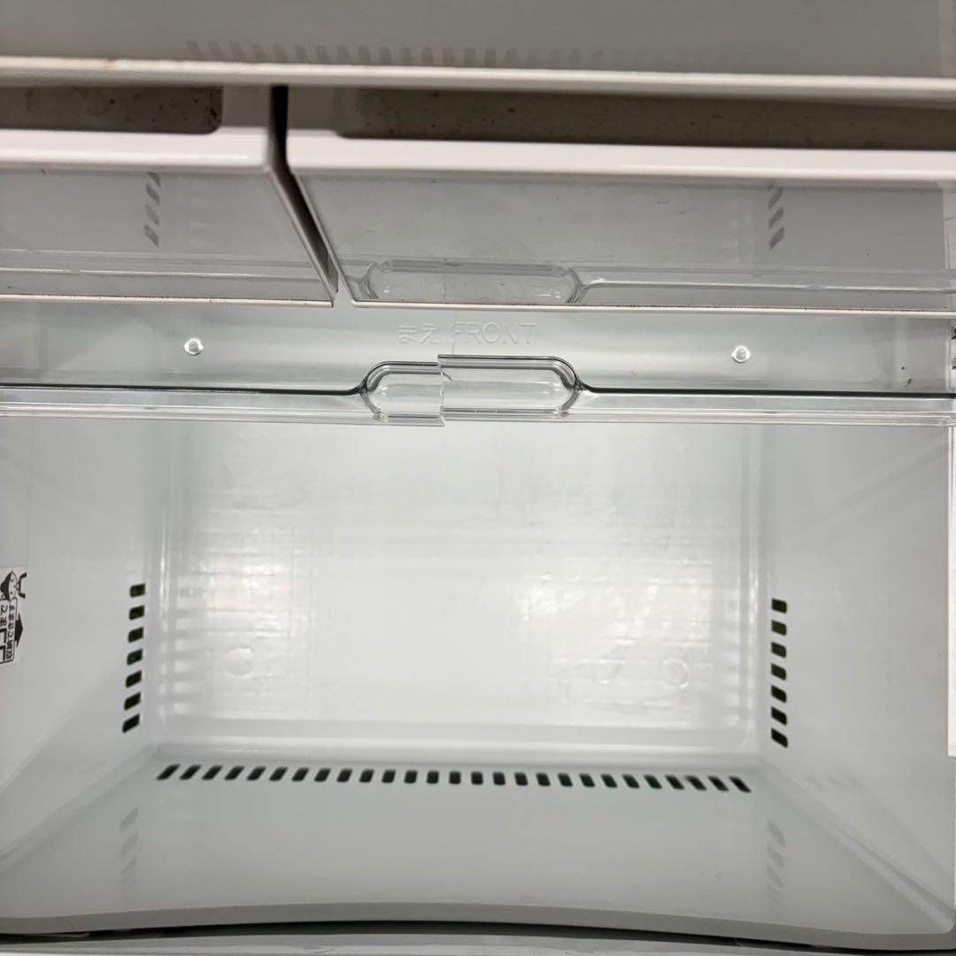 374 冷蔵庫　大型　右開き　ガラストップ　保証込　大人気　400L強　美品