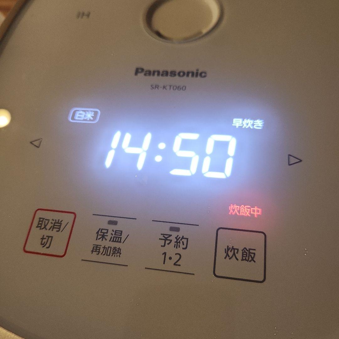 パナソニック　IHジャー炊飯器　3.5合炊き　SR-KT060　2021年製