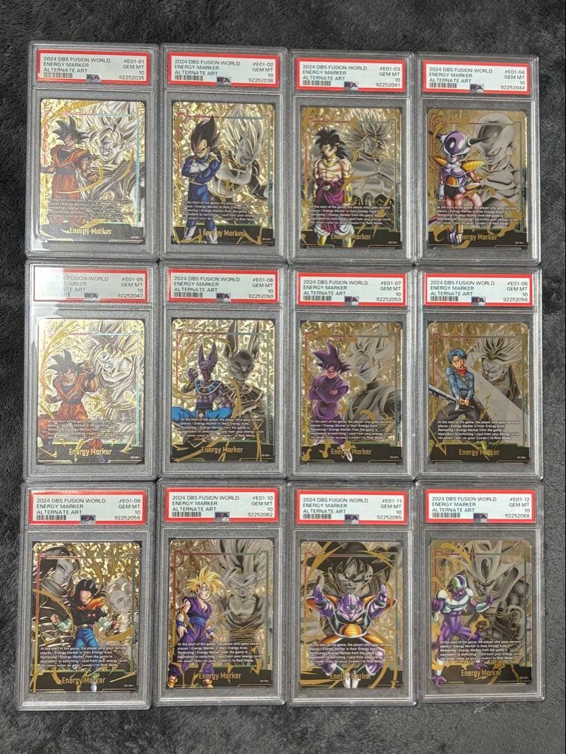 【PSA10】ドラゴンボール 英語 エナジーマーカー パラレル コンプ