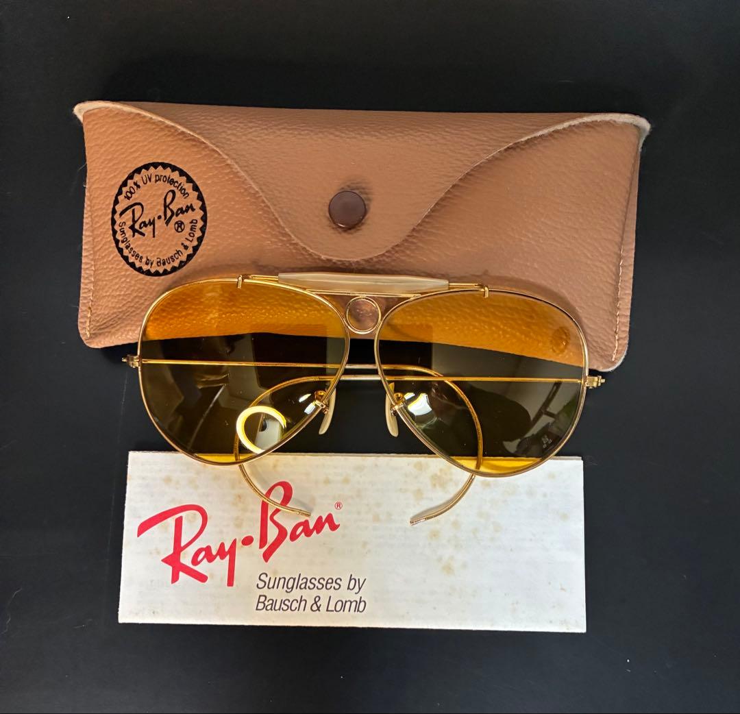 【希少美品】70s B&L RAY-BAN USAシューター縄手/カリクローム