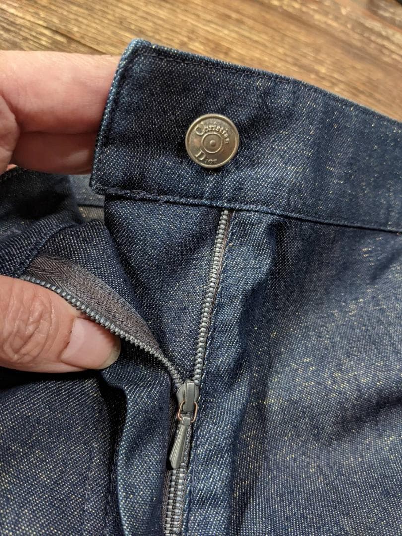 Christian Dior 花火模様 フレアパンツ 38