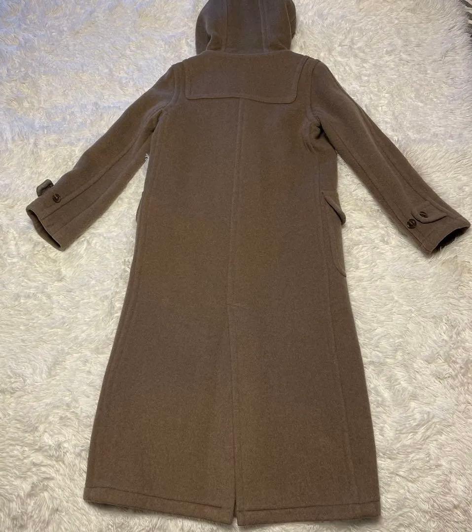 【美品】LONDON Traditionロングダッフルコート38 モカブラウン