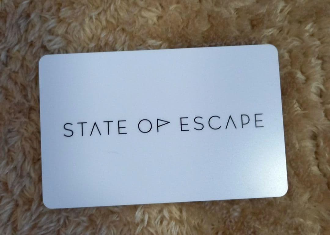 ステートオブエスケープ ライトグレー トートバッグ