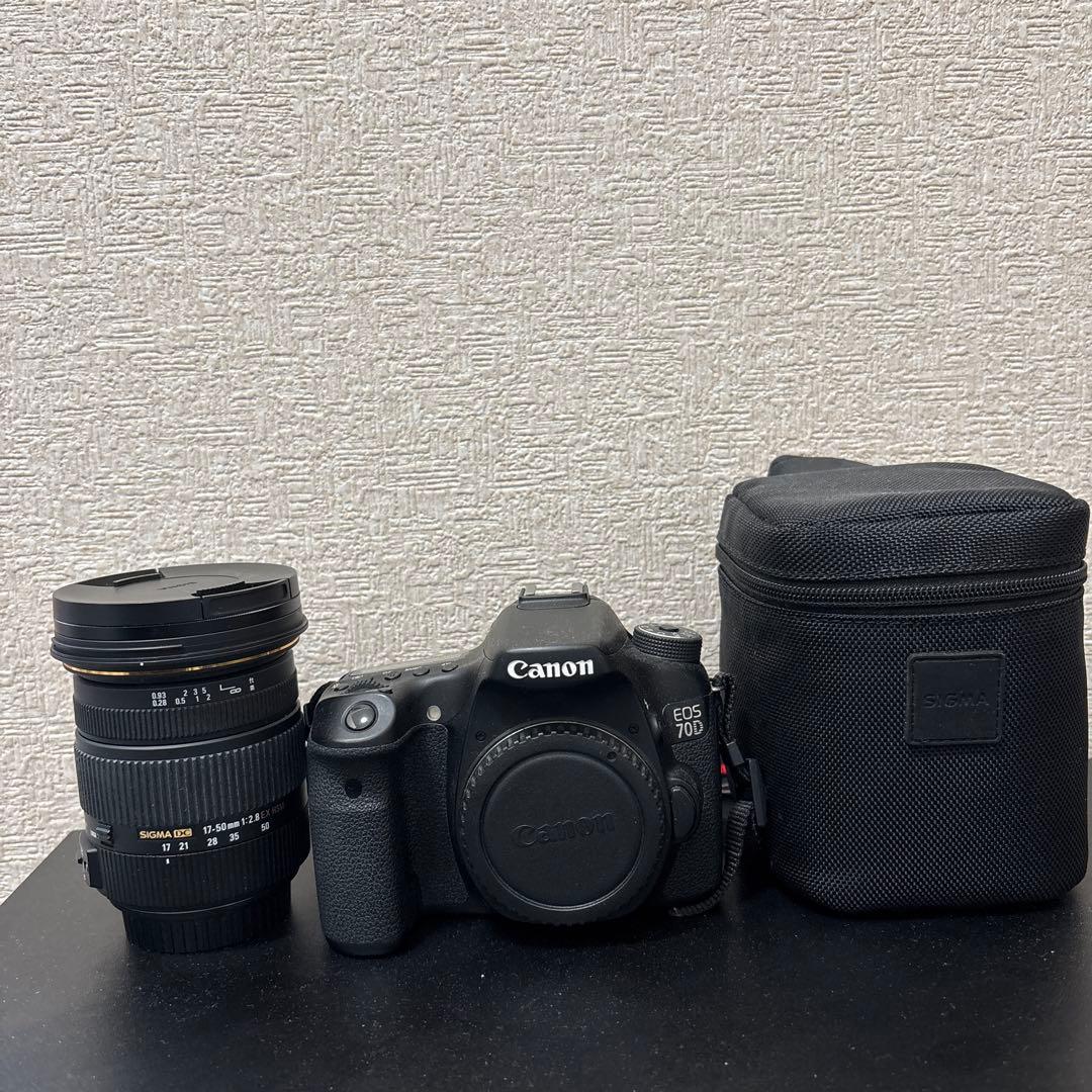 Canon EOS 70D SIGMA 17-50mm レンズセット