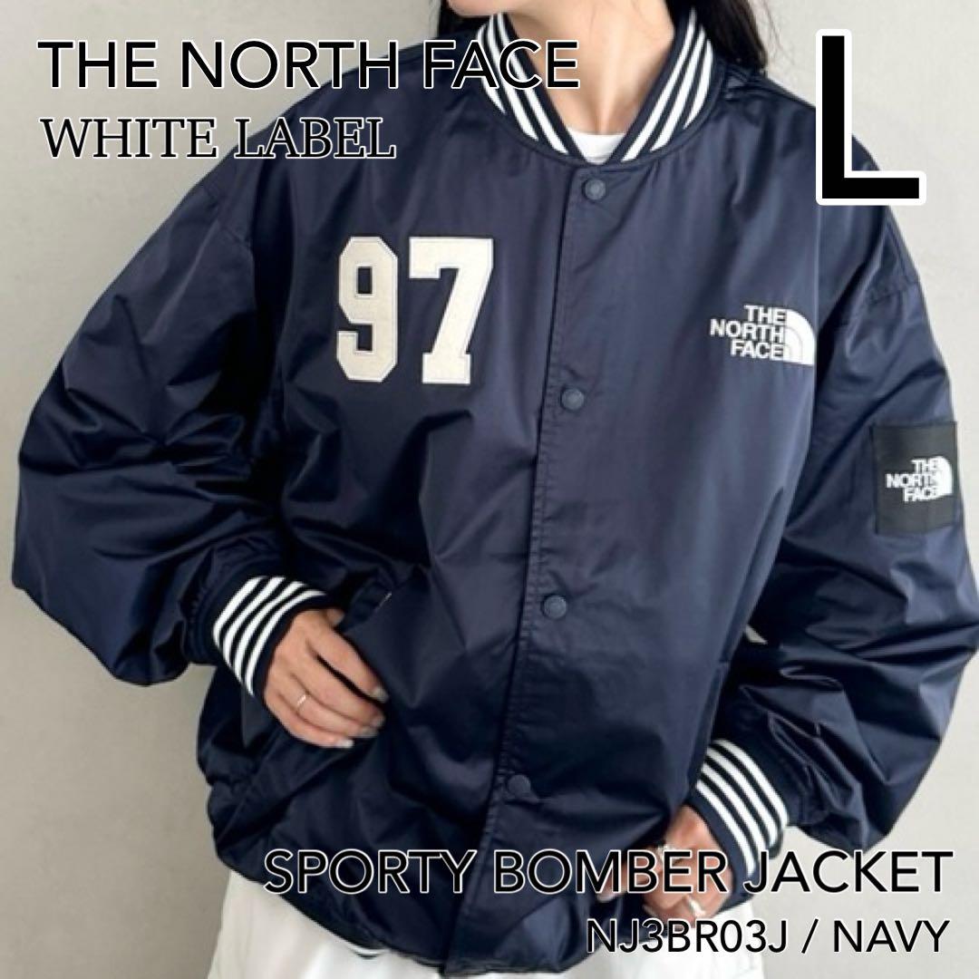 L ネイビー THE NORTH FACE スポーティボンバージャケット 韓国