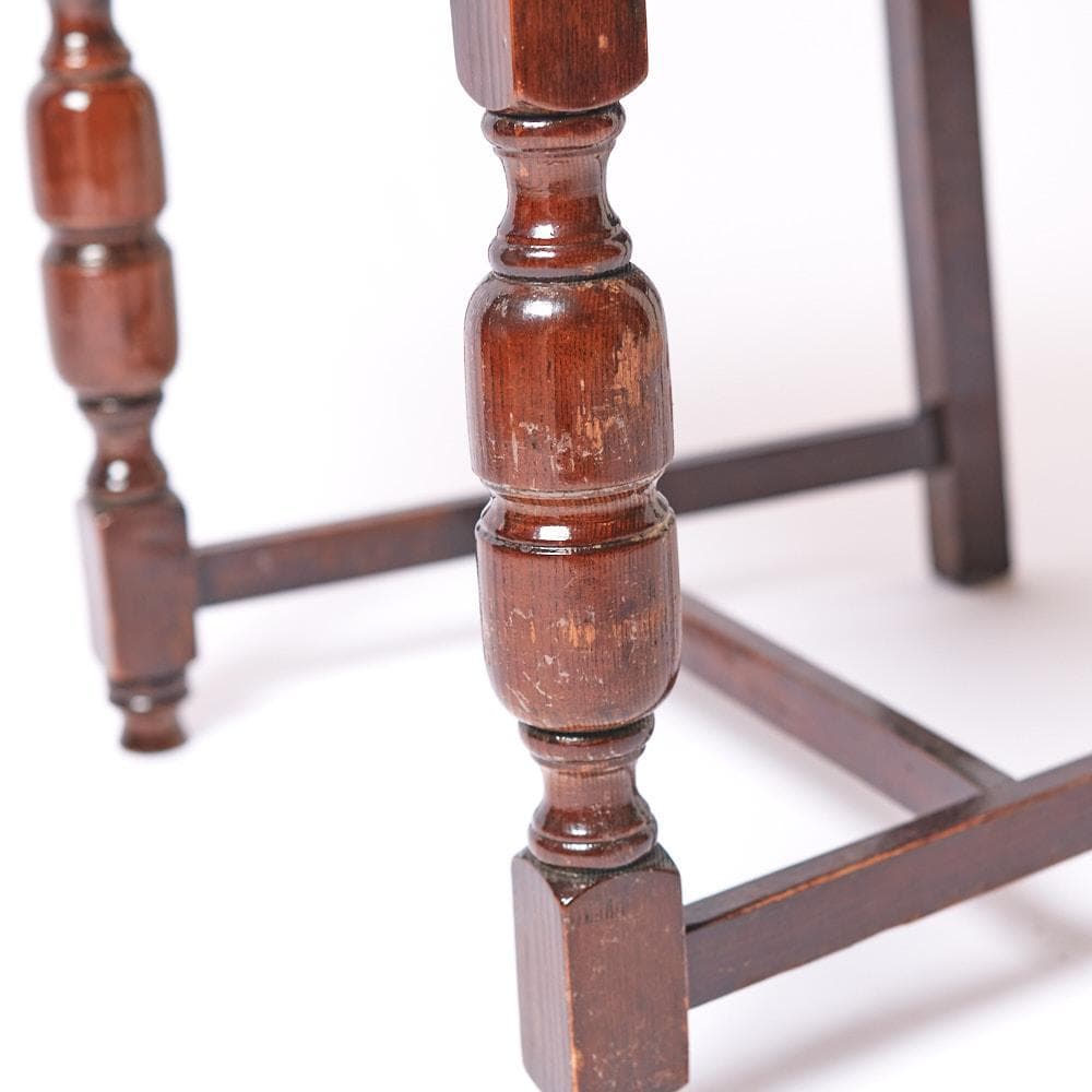 【surf】イギリス製アンティークチェア 1脚③(座面張替済)