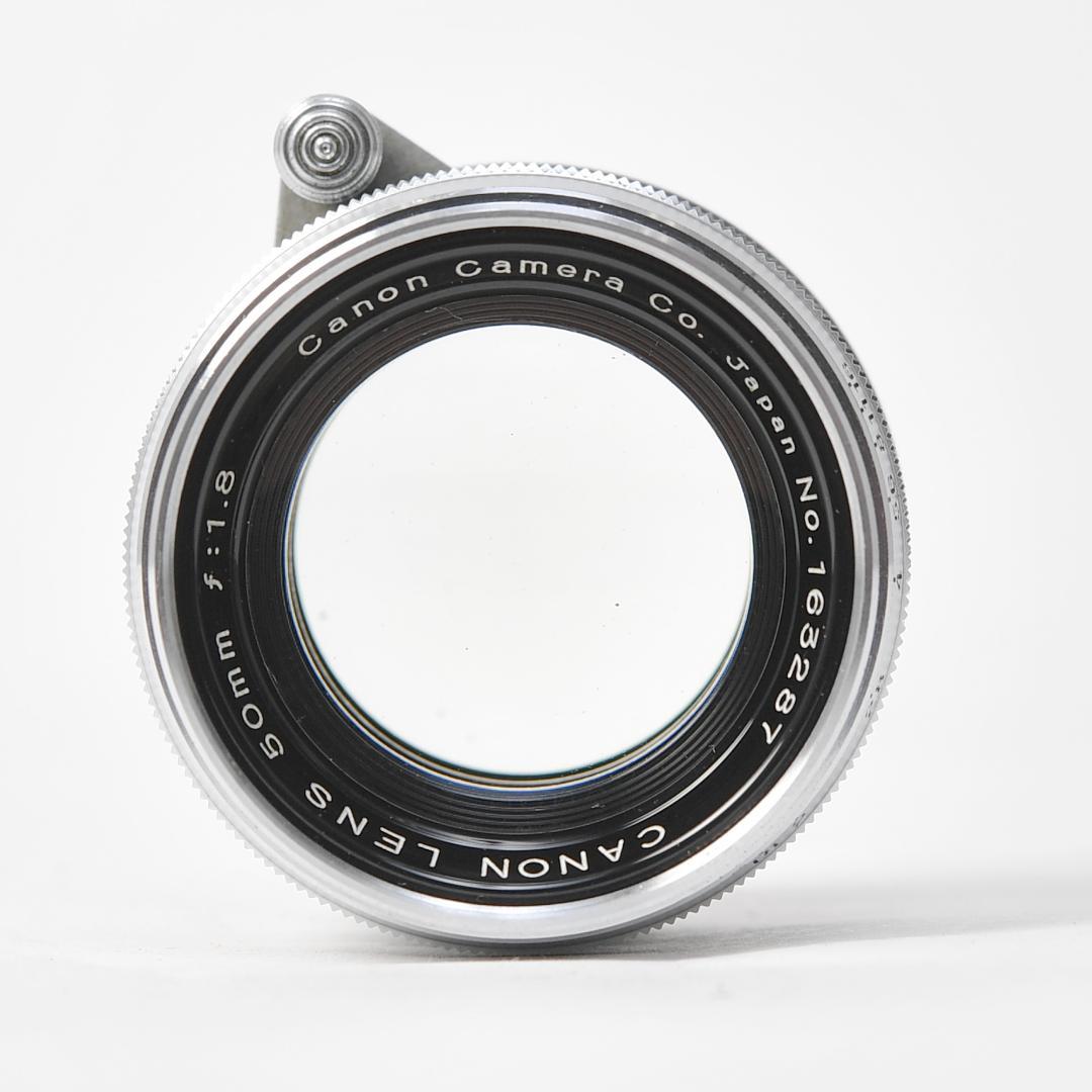 【オーバーホール済】 CANON7 ブラック 50mm f1.8 付属 レア