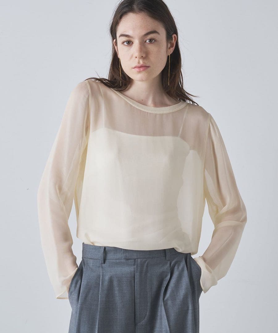 キュプラシースルーブラウス　drawing numbers ガリャルダガランテ