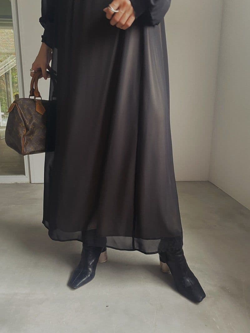 ワンピース TOP COVER SHEER DRESS ameri vintage