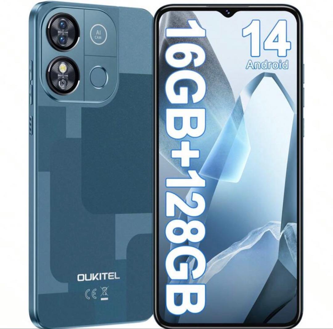 OUKITEL スマートフォン 16GB+128GB