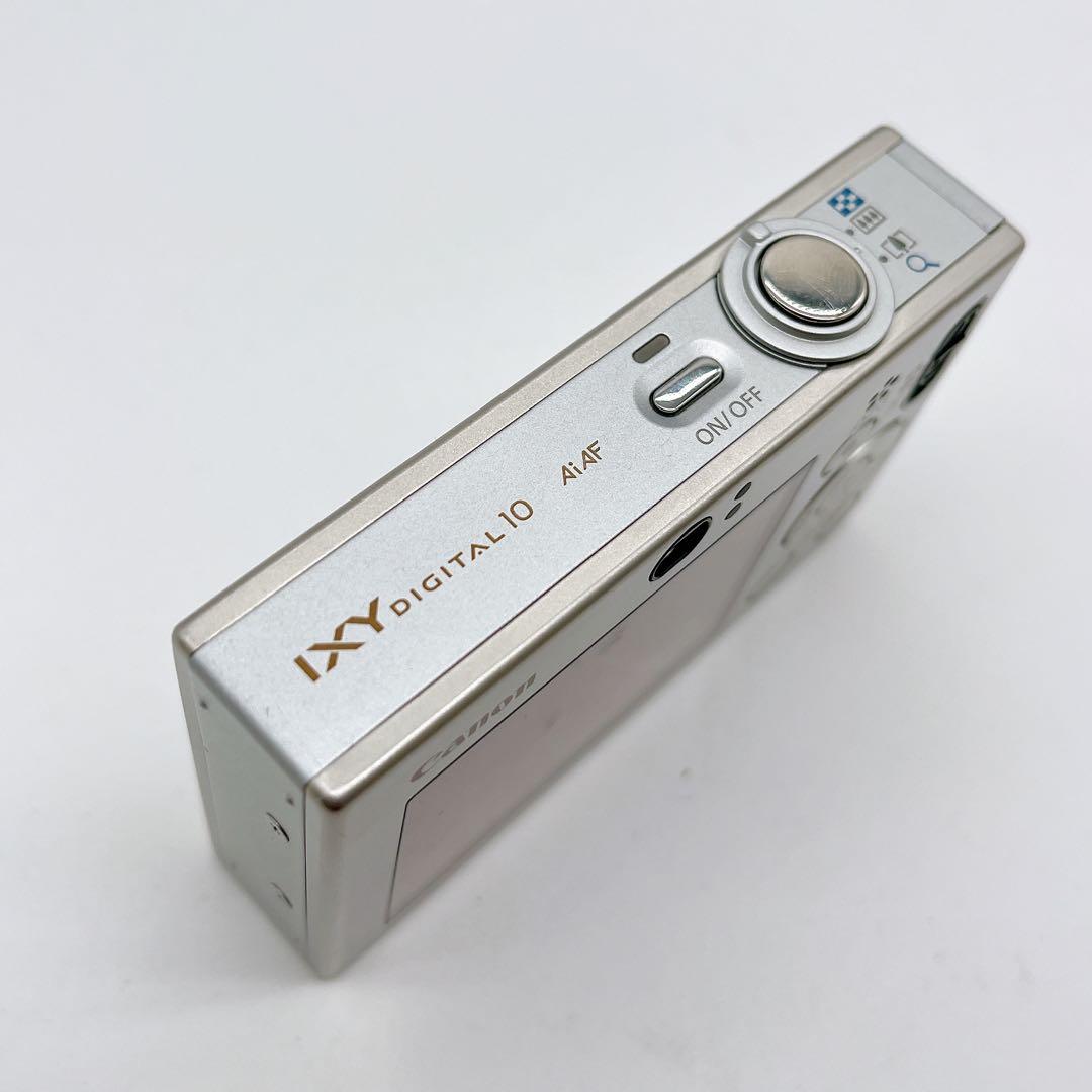 【希少】Canon IXY DIGITAL 10 オールド コンデジ シルバー