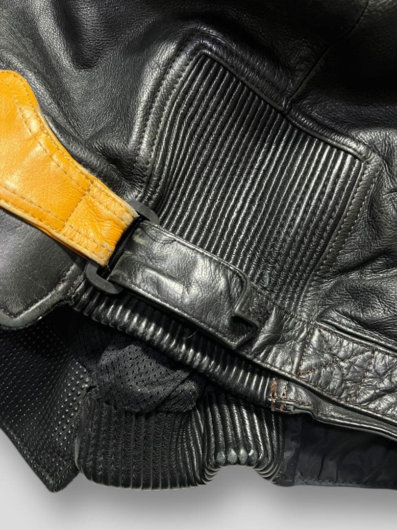 1990‘s Leather Riders Jacket Moto Mod