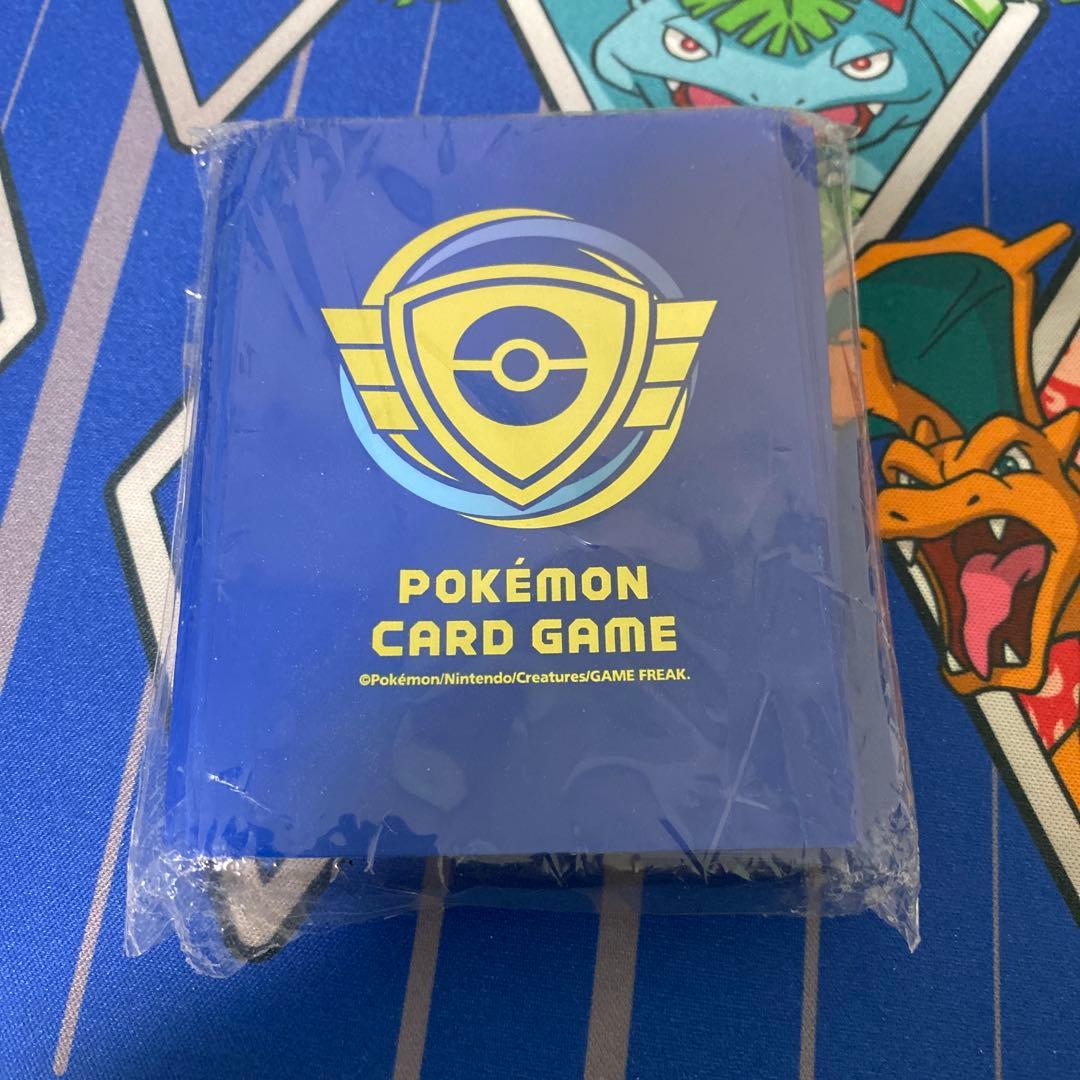ポケモンカード　CL 上位賞　スリーブ　青