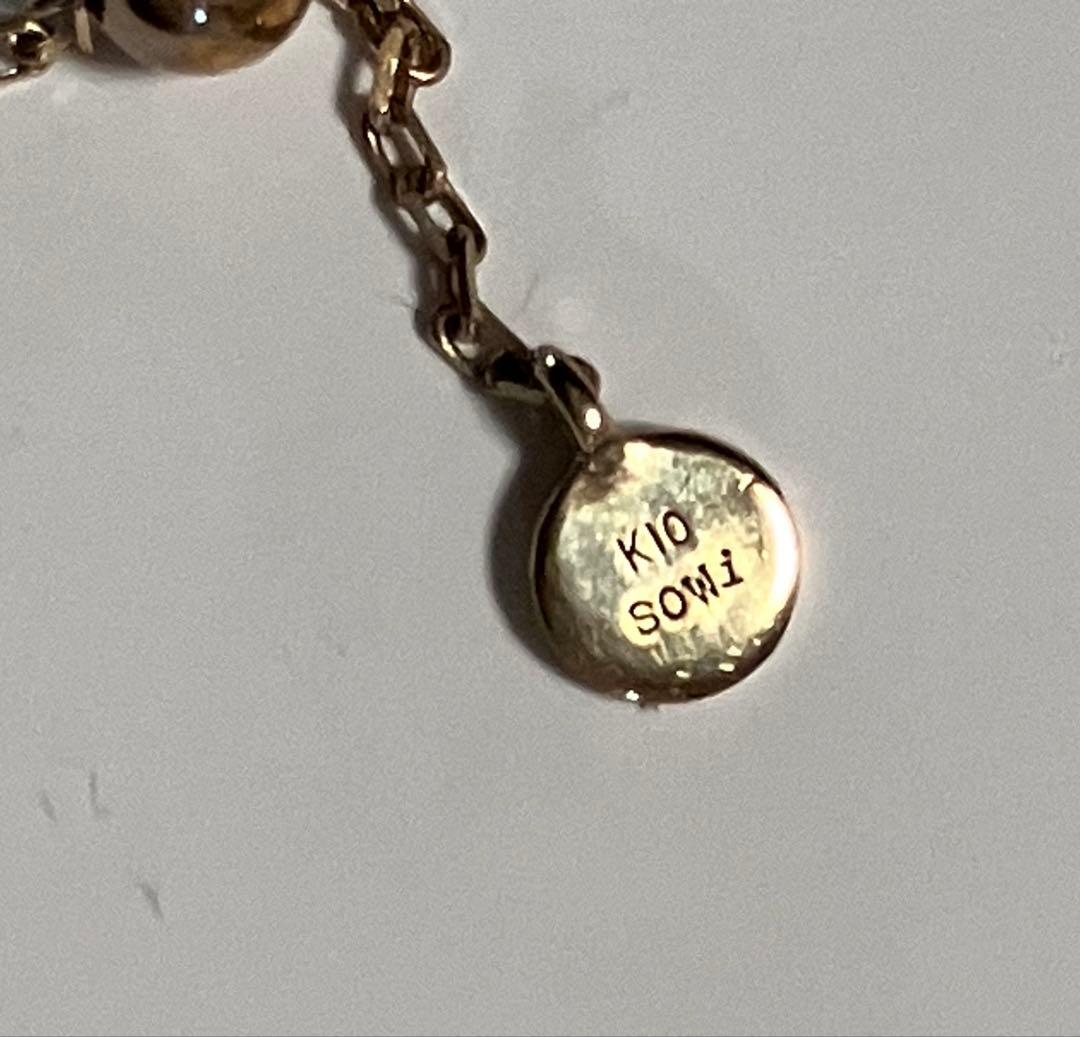 ソーイ✴︎sowi✴︎ K10チェーン（フリー）ルビーリング