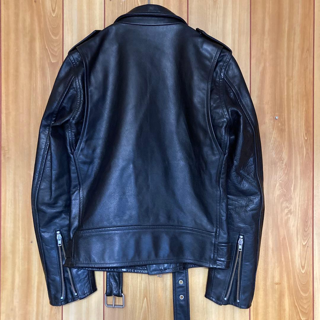 Lithium Homme リチウムオム　 レザー　ダブルライダース 42