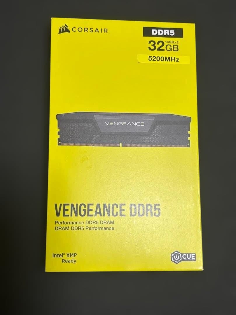 （新品）CORSAIR VENGEANCE DDR5 32GB 5200MHz