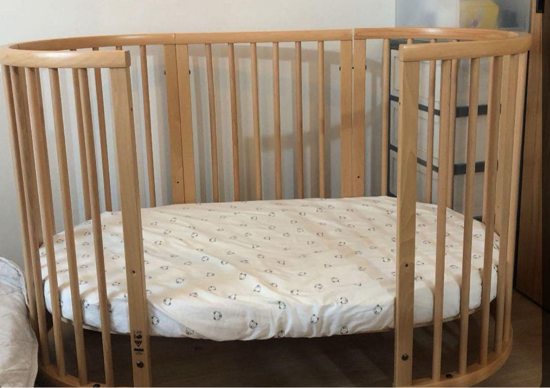 STOKKE スリーピー ベッドセット / ナチュラル　（ベッド＋マットレス）