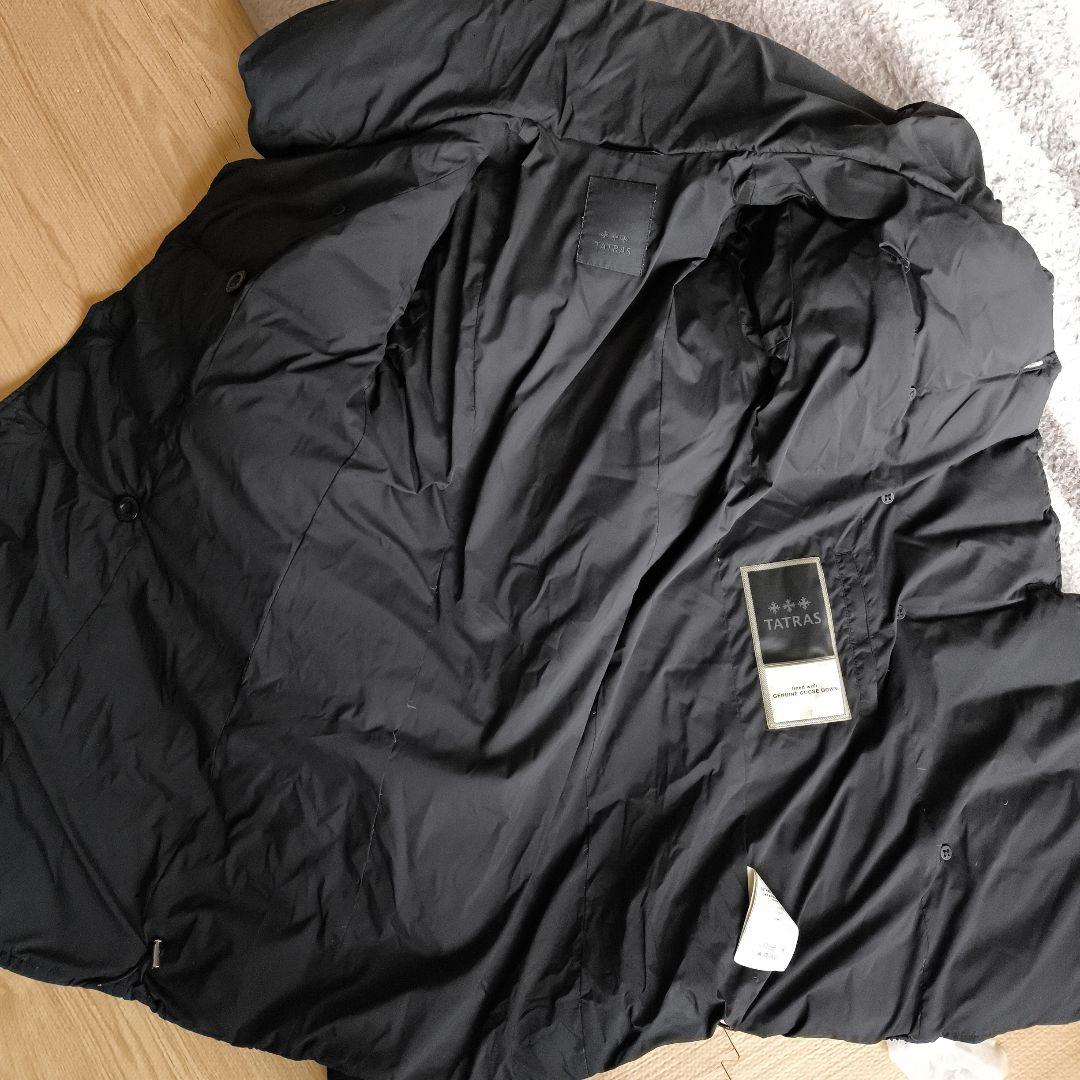 【美品】タトラス アゴーニャ ダウンコート 02 黒 ベルト付き Mサイズ