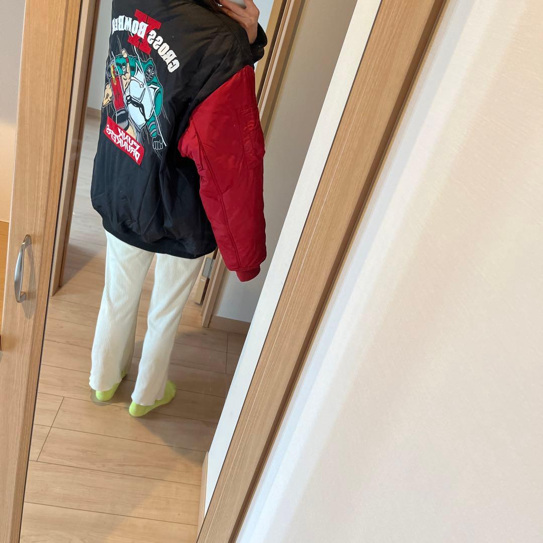 XL パンクドランカーズ✖︎キン肉マンxarktzクロスボンバーMA-1 JKT