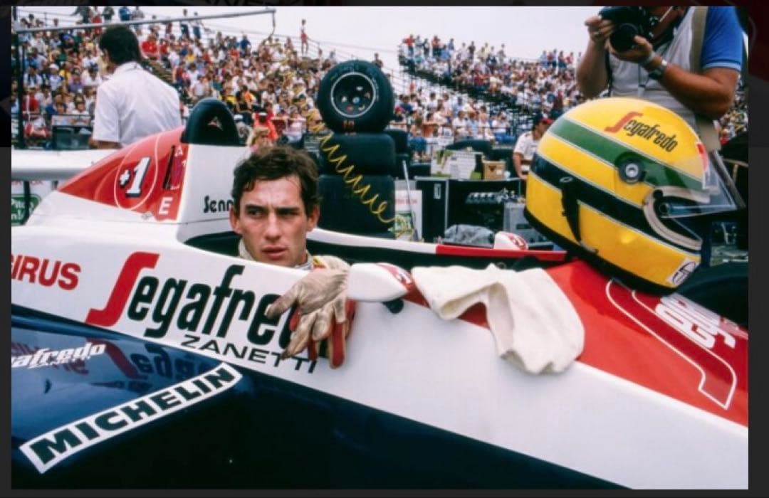 アイルトンセナ　トールマンTG184 フロントウィング実使用品　参考本付き