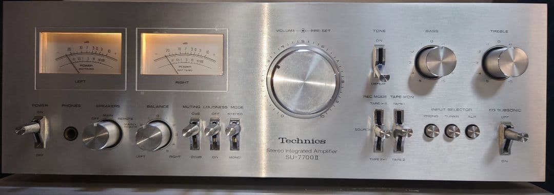 Technics　SU-7700Ⅱ　プリメインアンプ　松下電器産業　ジャンク扱い
