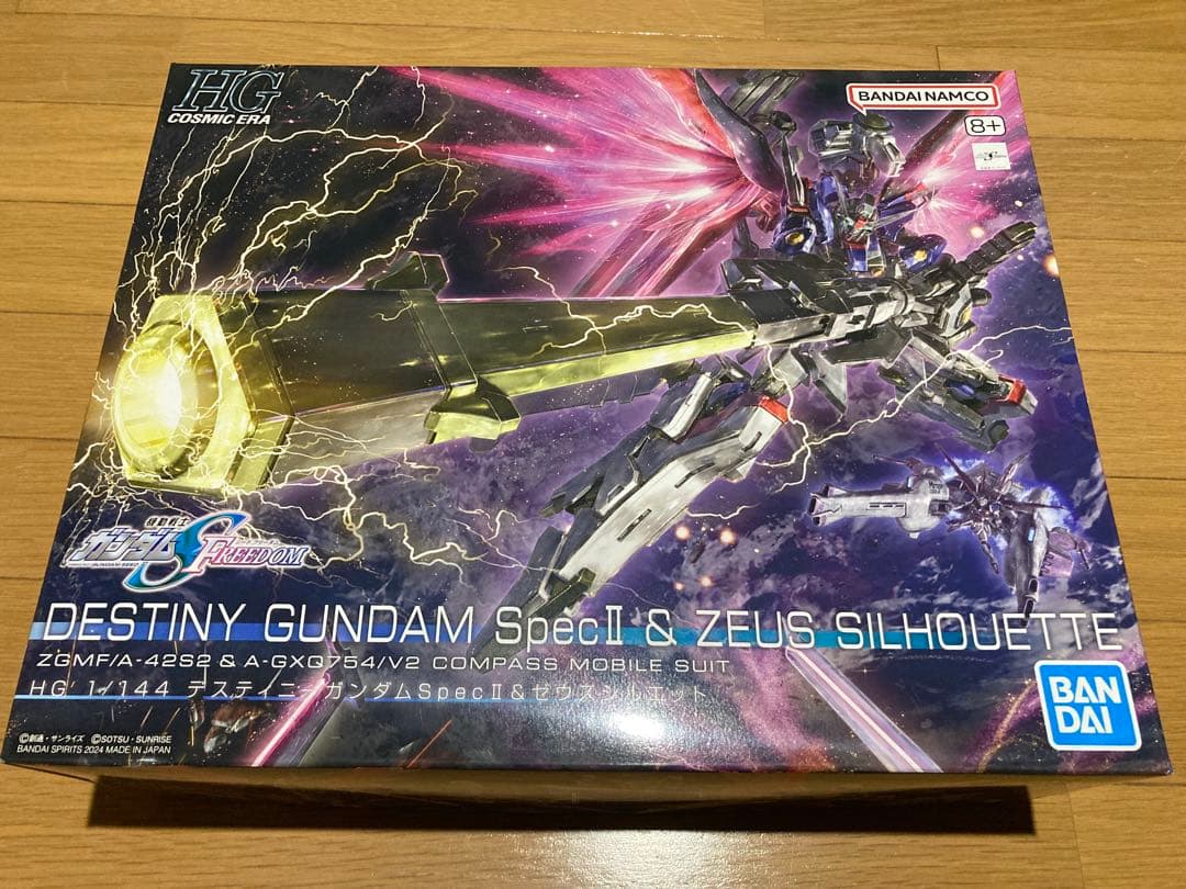 HGデスティニーガンダムSpecⅡ&ゼウスシルエット