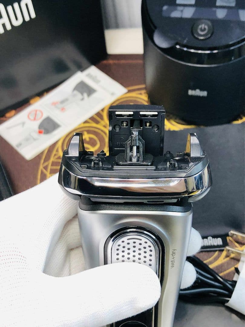 【tmak】BRAUN S9 9292ccメンズ電気シェーバー ブラウン