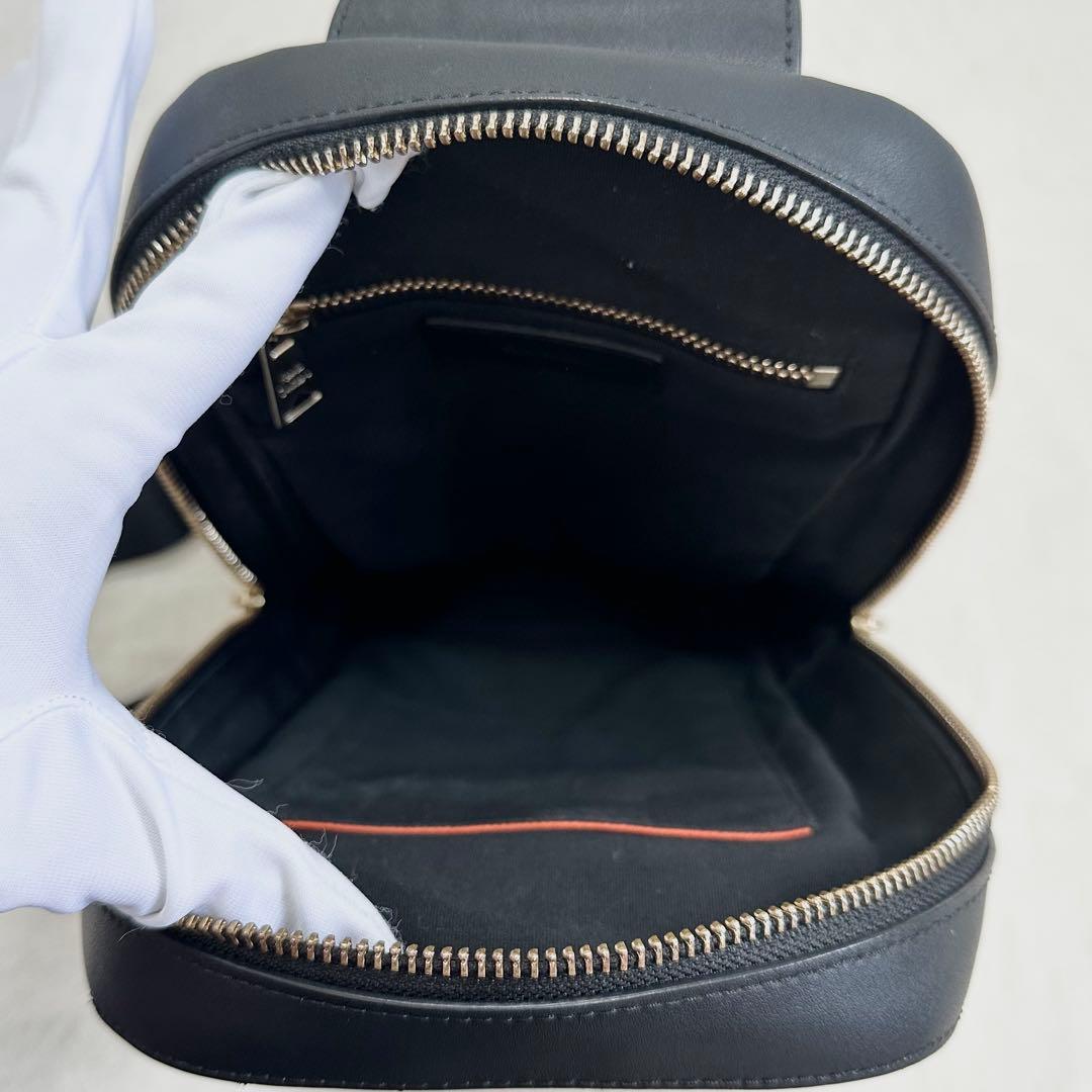 現行✨ポールスミス Paul Smith ボディバック マルチストライプ レザー