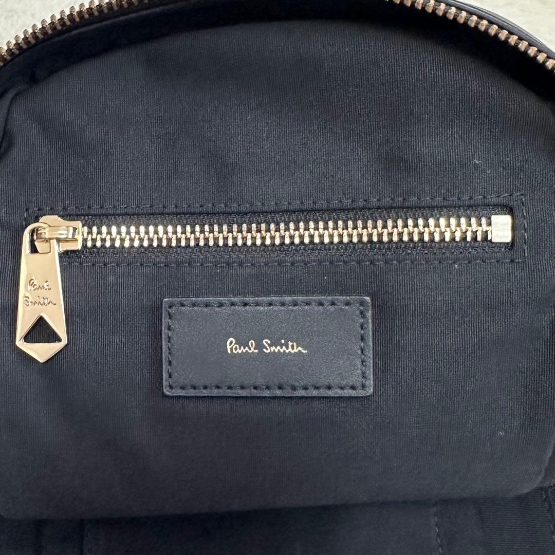 現行✨ポールスミス Paul Smith ボディバック マルチストライプ レザー