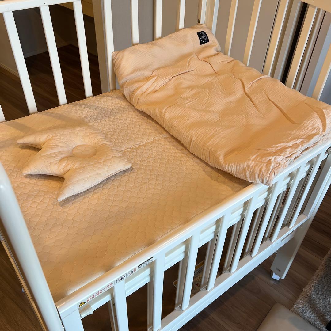 KATOJI ハイポジションベビーベット　ミニ　ホワイト