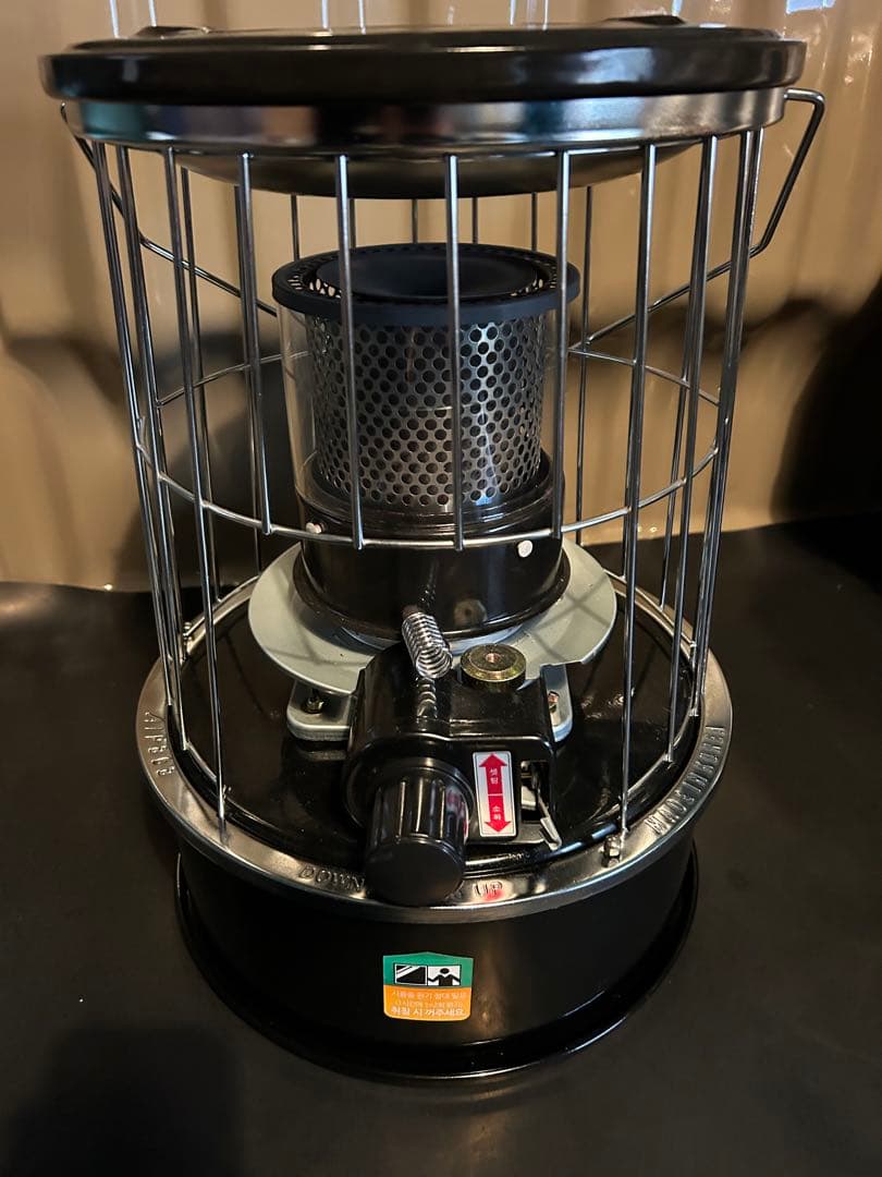 アルパカ灯油ストーブ 黒 専用ケース付き！