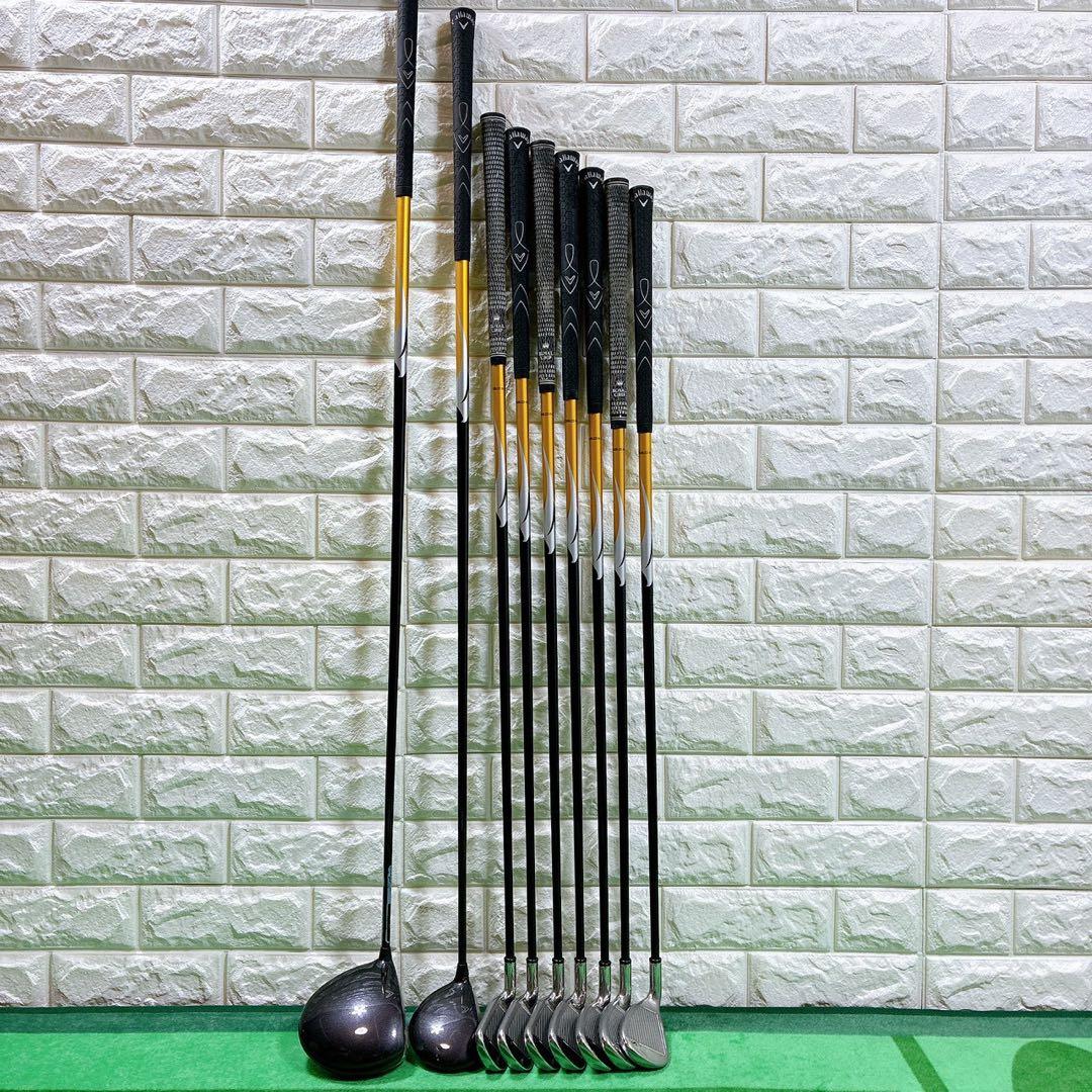 【初心者】Callaway WARBIRDメンズ ゴルフクラブセット 9本