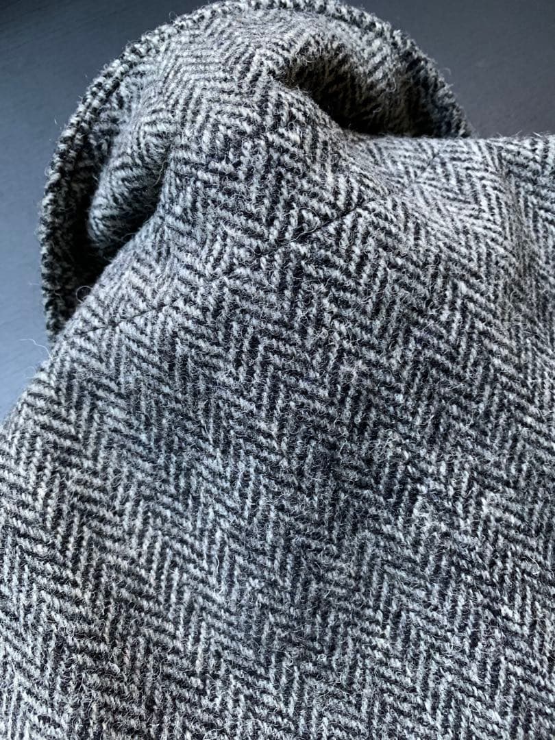 Brown’s ヘリンボーンジャケット　ハリスツイード生地の英国製　カスタム品