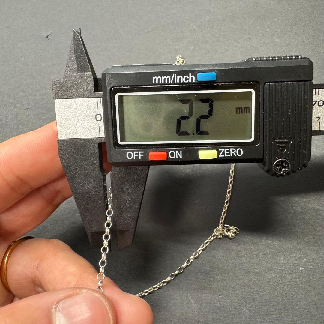 【56㎝ silver925】ロールチェーンネックレス