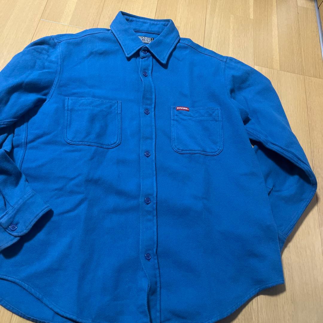 ヒステリックグラマー メンズL ヴィクセンガール ロゴ ネルシャツジャケット