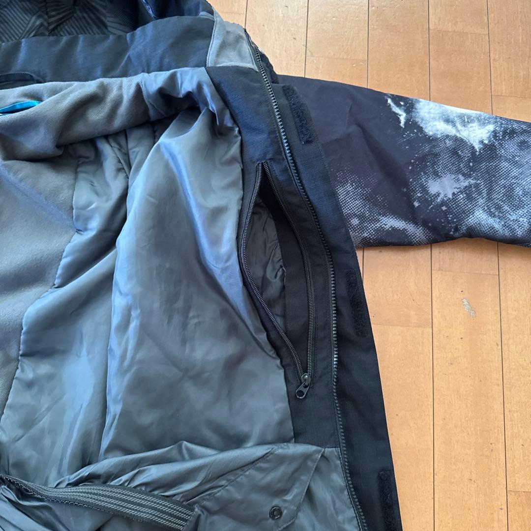 ARBN スノーボードウェアセット 160cm黒と白の雲模様